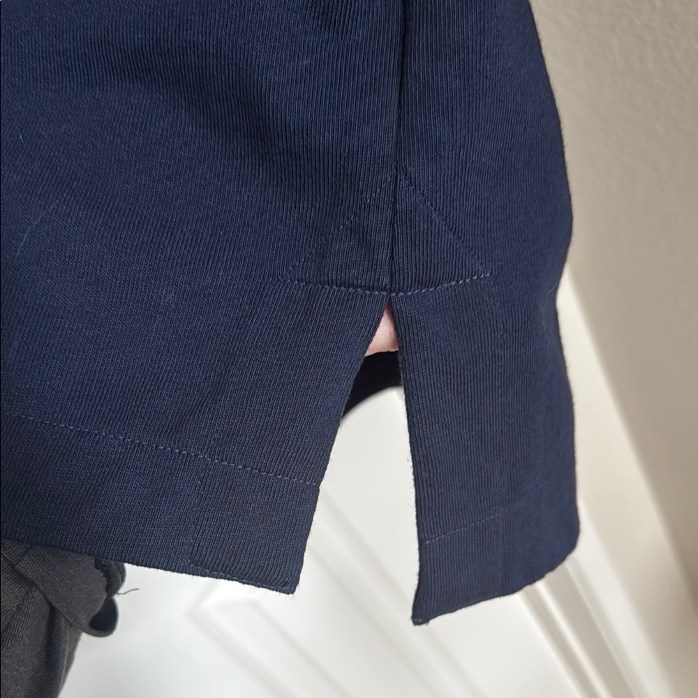 J. Crew Navy Lace-Up Dress - Picture 5 of 7